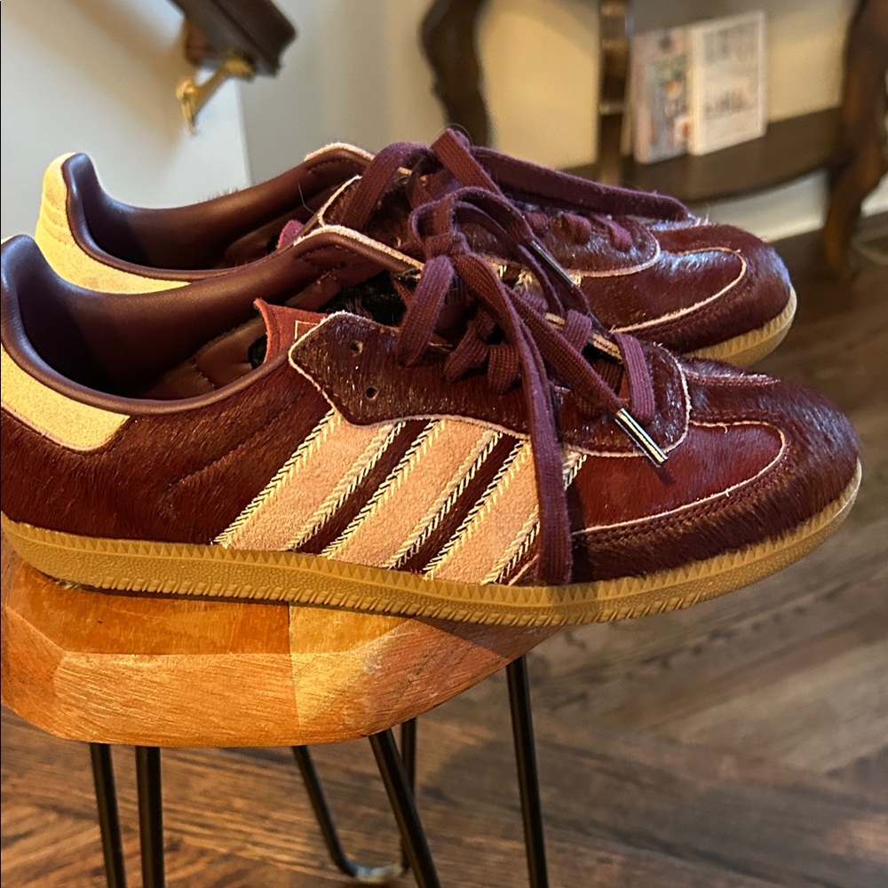 Adidas Samba Sneakers Bergandy Samba OG Sneakers size 8 1/2 - Picture 9 of 13